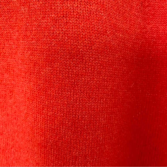 NWT ❤️‍🔥 Everlane The Cashmere Tee in Heathered Currant coral red orange - Picture 3 of 8